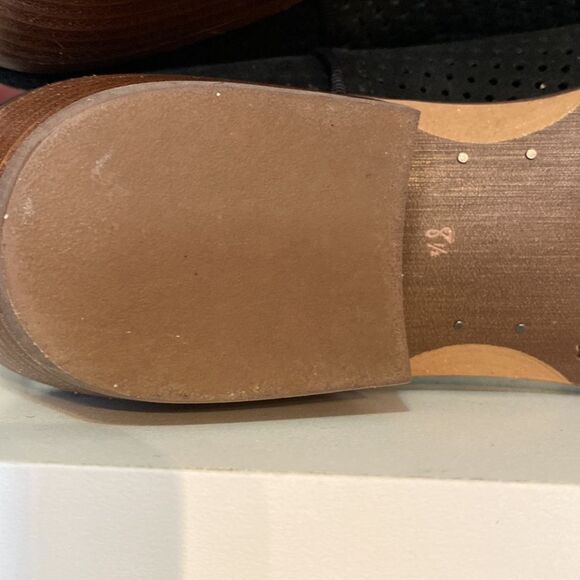 Sam Edelman Black Suede Perforated Ankle Booties Boho Chic Western Fall Street - Picture 15 of 16